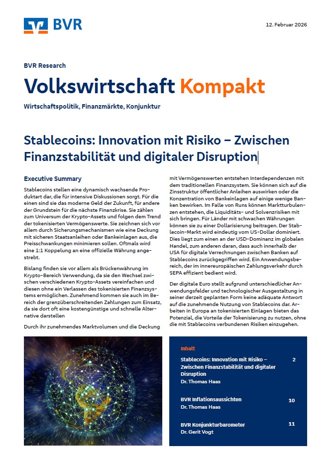 12. Februar 2026: Stablecoins: Innovation mit Risiko – Zwischen Finanzstabilität und digitaler Disruption